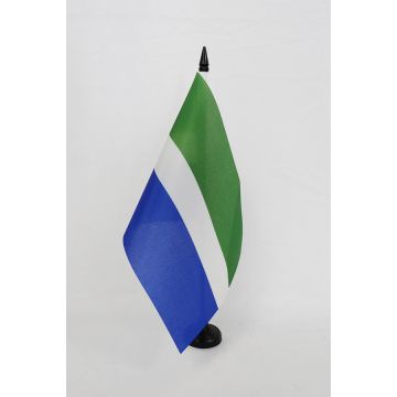 Drapeau de table Lives de Lettonie 21x14cm - PETIT Drapeaux DE BUREAU des Livoniens lettons 14 x 21 cm