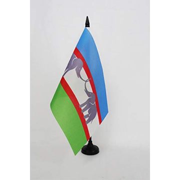 Drapeau de table Caprivi indépendantiste en Namibie 21x14cm - PETIT Drapeaux DE BUREAU de la Bande de Caprivi 14 x 21 cm