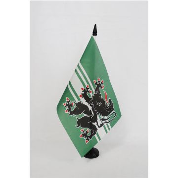 Drapeau de table Province de Flandre orientale 21x14cm - PETIT Drapeaux DE BUREAU de Oost-Vlaanderen 14 x 21 cm