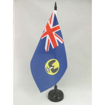DRAPEAU DE TABLE AUSTRALIE-MÉRIDIONALE 21x14cm - PETIT DRAPEAUX DE BUREAU AUSTRALIEN - AUSTRALIE 14 x 21 cm