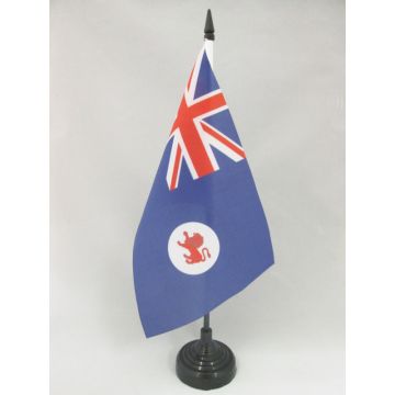 DRAPEAU DE TABLE TASMANIE 21x14cm - PETIT DRAPEAUX DE BUREAU AUSTRALIEN - AUSTRALIE 14 x 21 cm
