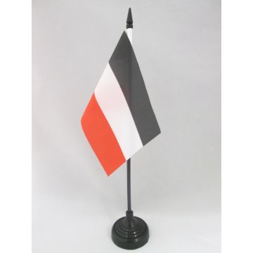 DRAPEAU DE TABLE HAUTE-VOLTA 15x10cm - PETIT DRAPEAUX DE BUREAU HAUTE VOLTA - AFRIQUE-OCCIDENTALE FRANÇAIS 10 x 15 cm