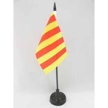 DRAPEAU DE TABLE COMTÉ DE PROVENCE 15x10cm - PETIT DRAPEAUX DE BUREAU PROVENÇAL 10 x 15 cm