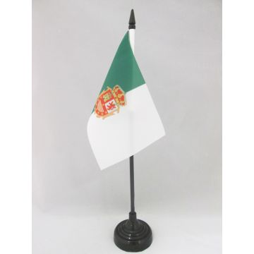 DRAPEAU DE TABLE FUERTEVENTURA 15x10cm - PETIT DRAPEAUX DE BUREAU DE FUERTEVENTURA - ILES CANARIES 10 x 15 cm