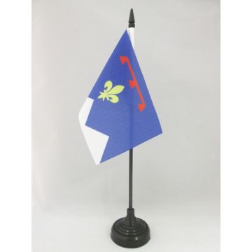 DRAPEAU DE TABLE ALPES-DE-HAUTE-PROVENCE 15x10cm - PETIT DRAPEAUX DE BUREAU DÉPARTEMENT FRANÇAIS - PACA 10 x 15 cm