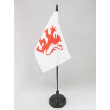 DRAPEAU DE TABLE GERS 15x10cm - PETIT DRAPEAUX DE BUREAU DÉPARTEMENT FRANÇAIS - MIDI-PYRÉNÉES 10 x 15 cm
