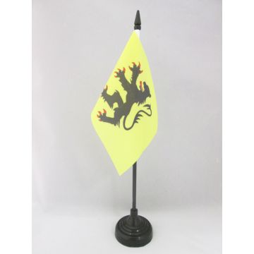 DRAPEAU DE TABLE NORD 15x10cm - PETIT DRAPEAUX DE BUREAU DÉPARTEMENT FRANÇAIS - NORD-PAS-DE-CALAIS 10 x 15 cm
