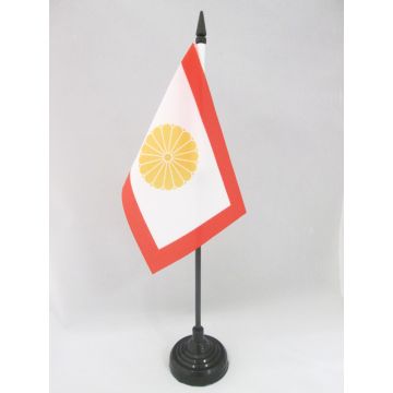 DRAPEAU DE TABLE JAPON KOUZOKU 15x10cm - PETIT DRAPEAUX DE BUREAU IMPÉRIAL JAPONAIS 10 x 15 cm