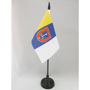 DRAPEAU DE TABLE OBLAST D\'ODESSA 15x10cm - PETIT DRAPEAUX DE BUREAU UKRAINE 10 x 15 cm