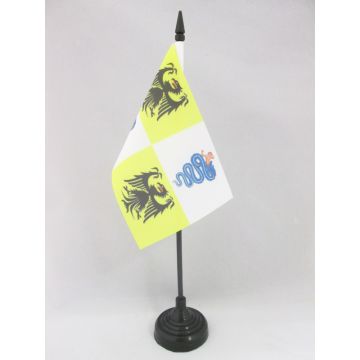 DRAPEAU DE TABLE DUCHÉ DE MILAN 1395-1796 15x10cm - PETIT DRAPEAUX DE BUREAU DUCATO DI MILANO 10 x 15 cm