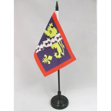 DRAPEAU DE TABLE MAYENNE 15x10cm - PETIT DRAPEAUX DE BUREAU DÉPARTEMENT MAYENNAIS 10 x 15 cm