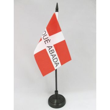 DRAPEAU DE TABLE SAVOIE INDÉPENDANTISTE 15x10cm - PETIT DRAPEAUX DE BUREAU SAVOYARD LIBRE 10 x 15 cm