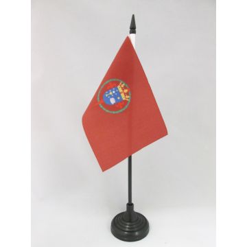 DRAPEAU DE TABLE SAINT-JACQUES-DE-COMPOSTELLE 15x10cm - PETIT DRAPEAUX DE BUREAU SANTIAGO DE COMPOSTELA 10 x 15 cm