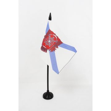 DRAPEAU DE TABLE RIO DE JANEIRO 15x10cm - PETIT DRAPEAUX DE BUREAU VILLE DE RIO AU BRÉSIL 10 x 15 cm