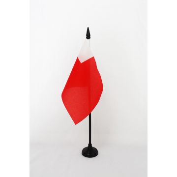 DRAPEAU DE TABLE ABOU DHABI 15x10cm - PETIT DRAPEAUX DE BUREAU ABU DHABI AUX ÉMIRATS ARABES UNIS 10 x 15 cm