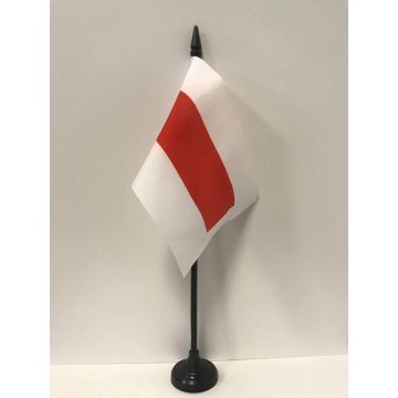 DRAPEAU DE TABLE RAS EL KHAÏMAH 15x10cm - PETIT DRAPEAUX DE BUREAU RAS AL-KHAIMAH AUX ÉMIRATS ARABES UNIS 10 x 15 cm