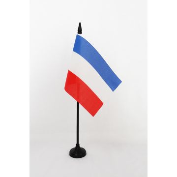 DRAPEAU DE TABLE SERBIE-ET-MONTÉNÉGRO 15x10cm - PETIT DRAPEAUX DE BUREAU SERBE - MONTÉNÉGRIN 10 x 15 cm