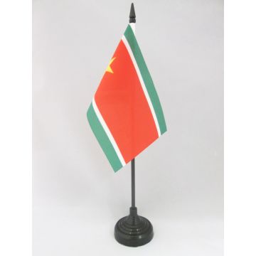 DRAPEAU DE TABLE GUADELOUPE INDÉPENDANT 15x10cm - PETIT DRAPEAUX DE BUREAU GUADELOUPÉEN INDÉPENDANTISTE 10 x 15 cm