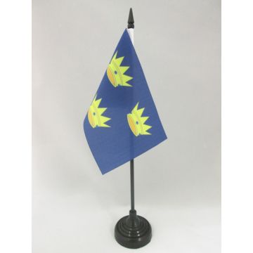 DRAPEAU DE TABLE MUNSTER 15x10cm - PETIT DRAPEAUX DE BUREAU IRLANDAIS - IRLANDE 10 x 15 cm