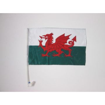 Drapeau de voiture PAYS DE GALLES 45x30cm - Carflag GALLOIS 30 x 45 cm