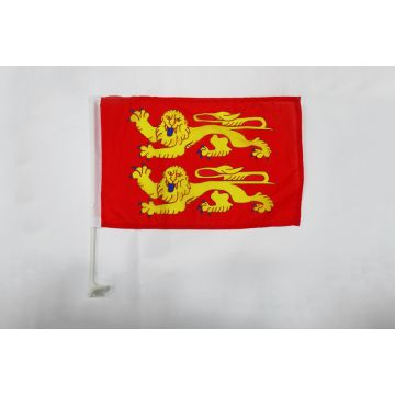 Drapeau de voiture Basse-Normandie 45x30cm - Carflag bas-normand - France 30 x 45 cm