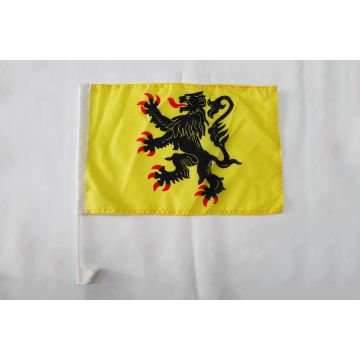 Drapeau de voiture Nord-Pas-de-Calais 45x30cm - Carflag Province Flandre française 30 x 45 cm
