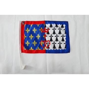 Drapeau de voiture Pays de la Loire 45x30cm - Carflag ligérien - France 30 x 45 cm