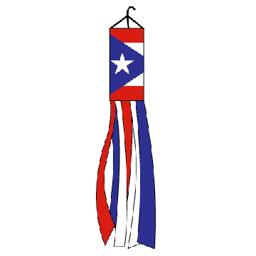 DRAPEAU MANCHE A AIR PORTO RICO 150cm - WINDSOCK PORTORICAIN 150 cm