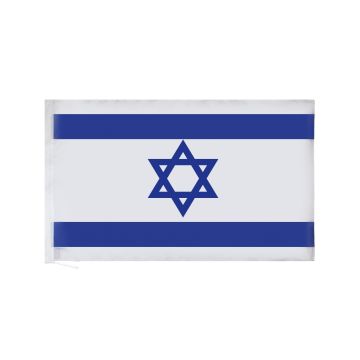 DRAPEAU ISRAËL 90x60cm - DRAPEAU ISRAÉLIEN 60 x 90 cm Fourreau pour hampe