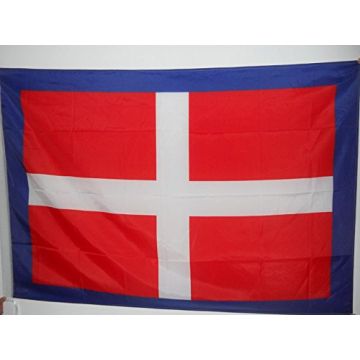 DRAPEAU ROYAUME DE SAVOIE 90x60cm - DRAPEAU SAVOYARD 60 x 90 cm Fourreau pour hampe