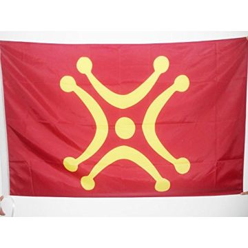 DRAPEAU CANTABRIE INDÍ?PENDENTISTE 90x60cm - DRAPEAU RÍ?GIONALISTE LABARO CANTABRIA 60 x 90 cm Fourreau pour hampe