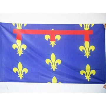 DRAPEAU ROYAUME DE NAPLES 1282-1816 90x60cm - DRAPEAU REGNO DI NAPOLI - ITALIE 60 x 90 cm Fourreau pour hampe