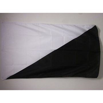 DRAPEAU ANARCHO-PACIFISME 90x60cm - DRAPEAU ANARCHISTE - ANARCHISME NON VIOLENT 60 x 90 cm Fourreau pour hampe