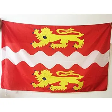 DRAPEAU SEINE MARITIME 90x60cm - DRAPEAU DÍ?PARTEMENT SEINOMARIN 60 x 90 cm Fourreau pour hampe