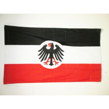 DRAPEAU TROISIÍ?ME REICH 1933-1935 90x60cm - DRAPEAU ALLEMAGNE ANCIEN 60 x 90 cm Fourreau pour hampe