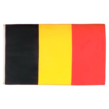 DRAPEAU BELGIQUE 90x60cm - DRAPEAU BELGE 60 x 90 cm - DRAPEAUX
