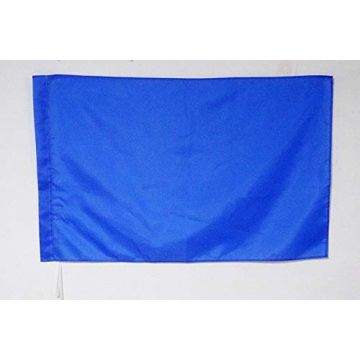 Drapeau course automobile bleu 90x60cm - Drapeau de commissaire 60 x 90 cm Fourreau pour hampe