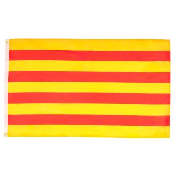 DRAPEAU CATALOGNE 90x60cm - DRAPEAU CATALAN 60 x 90 cm - DRAPEAUX