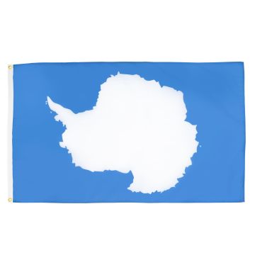 DRAPEAU ANTARTIQUE 90x60cm - DRAPEAU ANTARTIQUE 60 x 90 cm - DRAPEAUX