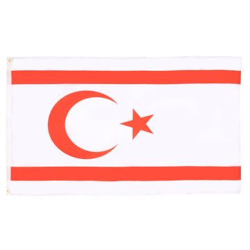 DRAPEAU CHYPRE DU NORD 90x60cm - DRAPEAU CHYPRIOTE 60 x 90 cm - DRAPEAUX
