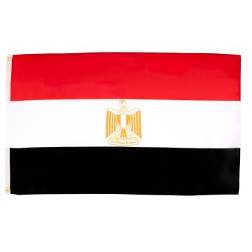 DRAPEAU EGYPTE 90x60cm - DRAPEAU EGYPTIEN 60 x 90 cm - DRAPEAUX