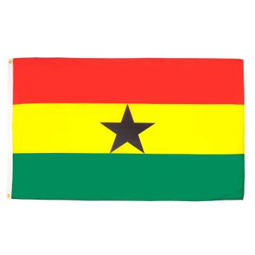 DRAPEAU GHANA 90x60cm - DRAPEAU GHANÉEN  60 x 90 cm - DRAPEAUX