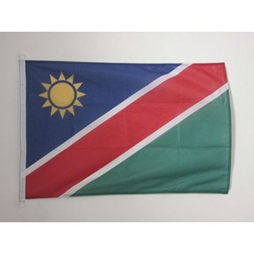 PAVILLON NAUTIQUE NAMIBIE 45x30cm - DRAPEAU DE BATEAU NAMIBIEN 30 x 45 cm