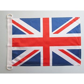 PAVILLON NAUTIQUE ROYAUME-UNI 45x30cm - DRAPEAU DE BATEAU ANGLAIS - UK - GRANDE BRETAGNE 30 x 45 cm
