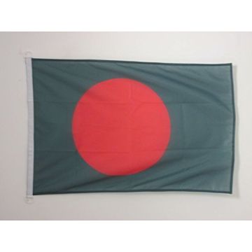PAVILLON NAUTIQUE BANGLADESH 45x30cm - DRAPEAU DE BATEAU BANGLADAIS 30 x 45 cm