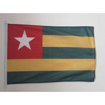 PAVILLON NAUTIQUE TOGO 45x30cm - DRAPEAU DE BATEAU TOGOLAIS 30 x 45 cm