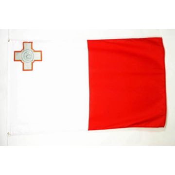 DRAPEAU MALTE 150x90cm - DRAPEAU MALTAIS 90 x 150 cm Polyester léger