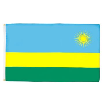 DRAPEAU RWANDA 90x60cm - DRAPEAU RWANDAIS 60 x 90 cm - DRAPEAUX