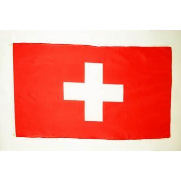 DRAPEAU SUISSE 90x60cm - DRAPEAU HELVÍ?TIQUE 60 x 90 cm Polyester léger