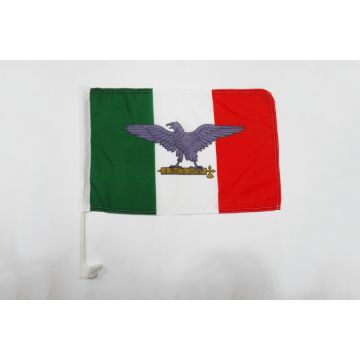 Drapeau de voiture République sociale italienne RSI 45x30 cm